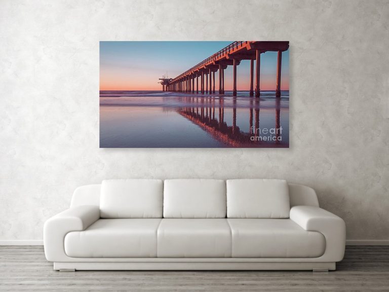 Amazing Sunset at Scripps Pier San Diego | Artwork for Sale! – Dogford ...